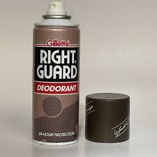 Vintage Gillette Right Guard Deodorant Spray 197ml Spray Can 50% Full picture