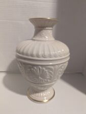 Vintage Lenox Athenian Cream  Vase with 24k Gold trademark 8