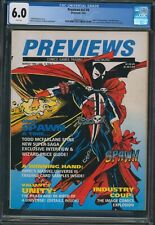 Previews Comics Catalog Vol II No. 3 CGC 6.0 First Spawn Diamond Comics 1992 picture