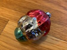 vtg mercury glass pinecone CHRISTMAS ORNAMENT antique grape kugel rose red green picture