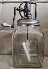 Antique Dazey Churn No 60 Glass Butter Churn Patent Feb. 1922 Made in USA picture