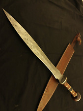 Roman Gladius Historical Custom Handmade Damascus Steel, Warrior Sword & Sheath picture