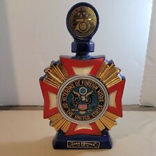 Ezra Brooks 75th Anniversary Veteran Of Foreign Wars Decanter 1973 S.N-46 picture
