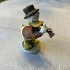 Goebel Disney Donald Duck playing Clarinet Trumpet Cornet Serenade HTF Rare picture