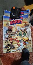 Hammerin Harry Irem Arcade Original Sideart x 2 NEW AUTHENTIC picture