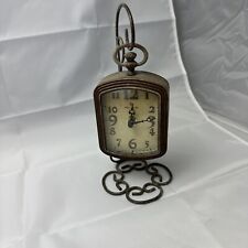 VTG Cool Steampunk Hanging Clock Shabby Chic Decor Works picture