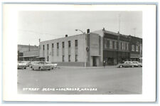 c1960's Street Scene Lacrosse Kansas KS Vintage Unposted RPPC Photo Postcard picture
