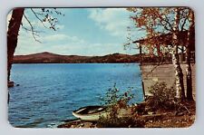 Adirondack NY-New York, Lower Saranac Lake Antique, Vintage Postcard picture