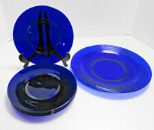 Set of 4 Viking Glass Formal Classics Cobalt Blue  7 1/2