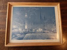 A Aubrey Bodine Framed Photograph: Washington Monument. Mt.Vernon Place Balto MD picture