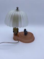 Houzex Art Deco Scotty Glass Table Lamp With Shade Pink frosted picture