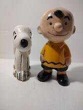 Vintage Ceramic Peanuts Charlie Brown & Snoopy 1970s 7-9