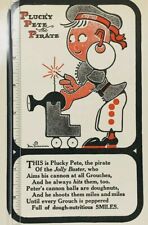 Plucky Pete Pirate Jolly buster aim Grouches Vintage whimsical book illustration picture
