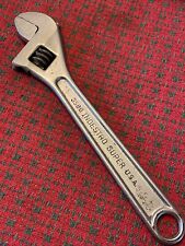 Vintage Thin Profile Jaw Adjustable Wrench Indestro Super USA 10” 🇺🇸 picture