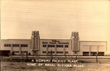`RARE RPPC -POSTCARD-A MEDFORD PACKING PLANT-HOME OF ROYAL RIVIERA PEARS BK40 picture