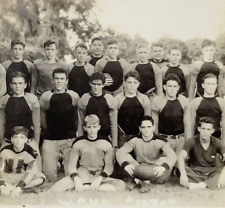 Rare 1936 RPPC Postcard Winter Park High School Football Team Florida FL picture