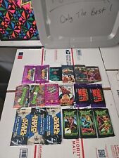 Lot Of 18 Vintage 1990 Trading Card Packs Rare See Pics Trl1#300 picture