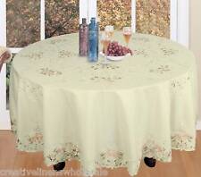 Spring Embroidered Daisy Floral Tablecloth 88