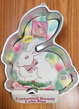 Wilton Cottontail Bunny Cake Pan New Vintage 1986 Original insert & Instructions picture