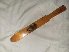 Rare 9in Antique Mauchline Ware Page Turner Book Marker Letter Opener  ca 1880s picture