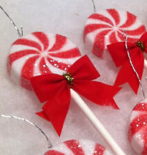 Peppermint Lollipop Christmas Ornaments, 4 pc. Tree decor picture