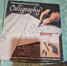 Vintage NoNonsense Pen By SHEAFFER Calligraphy Set PLUS EXTRAS picture