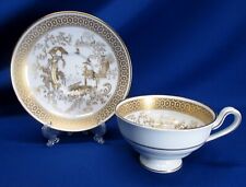 SPODE'S GARDEN CUP & SAUCER SET IN GOLD picture