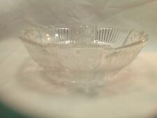 Vintage Clear Pressed Glass Serving Dish Candy Bowl 9