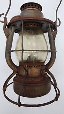Antique Dietz Vesta New York Railroad Lantern - Clear Globe picture