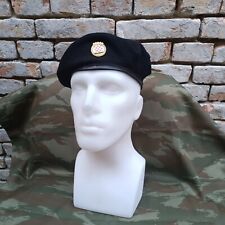 Croat armed forces wartime BLACK BERET -CRO ARMY- Croatia war picture