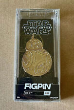 LOCKED FiGPiN Exclusive Star Wars Gold BB-8 (#888) Golden LE 1000 Pin picture