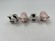 Ceramic 2x2in Cow and Pig Salt & Pepper Shaker Sets AA01B25003 picture