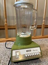 Vintage Waring Futura Series 8 Speed Blender Avacado Green Tested Works picture
