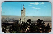 Vintage Will Rogers Shrine Of The Sun View Postcard Colorado Springs Posted 1955 picture
