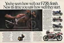1988 Yamaha FZR400 - 2-Page Vintage Motorcycle Ad picture