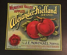 Kielland Brand Scarce Apple Crate Label picture