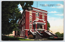 Sherman TX-Texas, Wilson N. Jones Memorial Hospital, Antique, Vintage Postcard picture