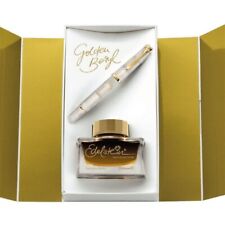 Pelikan  M200 Golden Beryl Fountain Pen - B Nib ink set picture