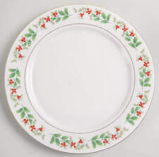 Gibson Designs Christmas Charm-Delight-Holiday-Harmony Dinner Plate 6368108 picture
