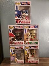 Funko Pop Marvel Holiday Funko Pops 5 Pack (w/ Protectors) picture
