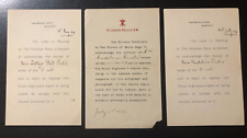 Three 1920's Responses for English Royalty Autograph Requests -  Lady in Waiting picture