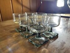 Vintage Glass Drink Set 6 picture