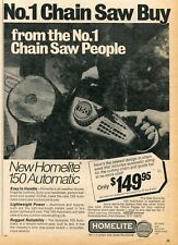 1971 Print Ad of Homelite 150 Automatic Chain Saw picture