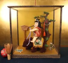 Antique Japanese Ichmatsu May Doll Kitaro Handmade With Glass Case Meiji Era picture