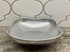 Serving Bowl Vintage Wilton Armetale Square Pewter RWP PA USA heavy picture