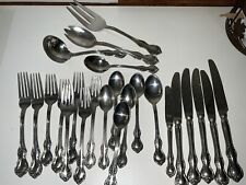 Vintage Towle West Chester Pattern Germany Set Of 24 Serving Forks Spoons Knives picture