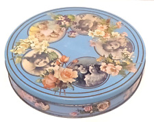 Vintage Decorative Round Tin Memories 3515/2907 Biscuit Tin picture