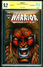 Warrior #1 CBCS 9.2 SS Signed by Ultimate Warrior Gold Variant WWF WWE CGC Comic picture