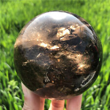2.04LB TOP Natural smoky Quartz Sphere Crystal Ball Healing XQ2638 picture