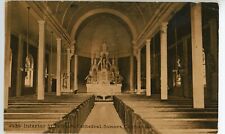 Interior St. Patricks Cathedral Sepia Postcard 1914 Sonora CA picture